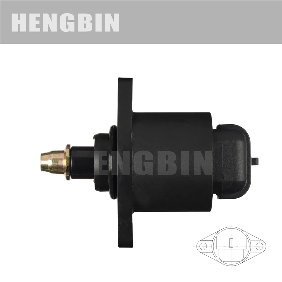 Tomgångsluftkontrollventil Stegmotor D5104 7078983 F00099M104 0269980492 AT05104R 40396502
